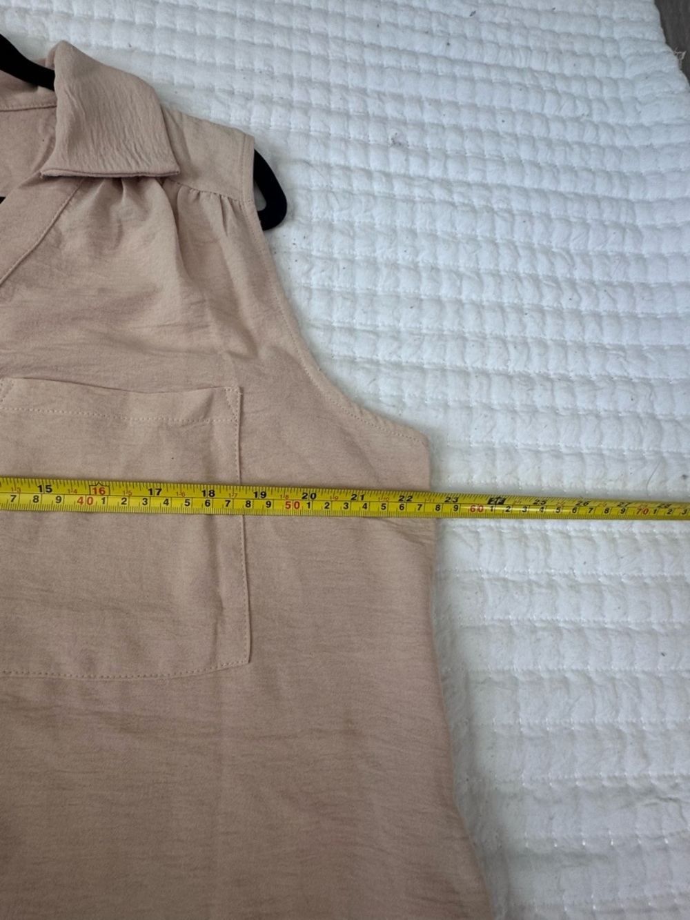 Dokotoo Cream drop hem Sleeveless Dress Sz L - Picture 7 of 7